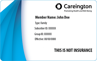 Careington Dental Membership Card