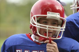 youth football player