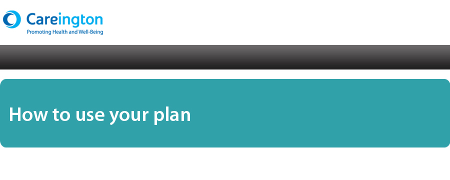 How to use your plan