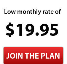 Low monthly rate of $19.95