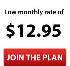 Low monthly rate of $12.95