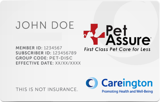 Careington Pet Assure Member Card