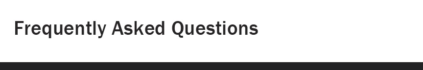 Frequently Asked Questions